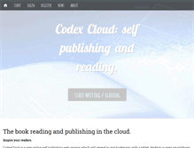 Tablet Screenshot of codexcloud.com